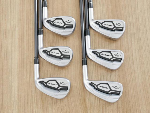 Iron set : Callaway : ชุดเหล็ก Callaway APEX Forged มีเหล็ก 5-Pw (6 ชิ้น) ก้านกราไฟต์ Flex R