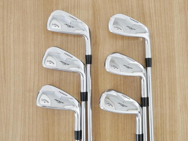 Iron set : Callaway : ชุดเหล็ก Callaway APEX Pro Forged (ออกปี 2019) มีเหล็ก 5-Pw (6 ชิ้น) ก้านเหล็ก NS Pro 950 Flex S