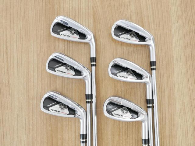 Iron set : Yamaha : ชุดเหล็ก Yamaha Inpres RMX UD+2 (ปี 2017 ตีไกลที่สุด ไกลกว่าเหล็กทั่วไป 2 เบอร์) มีเหล็ก 6-Pw,Aw (6 ชิ้น) ก้านเหล็ก NS Pro ZELOS 7 Flex R
