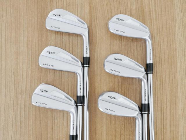 Iron set : Honma : ชุดเหล็ก Honma Tour World TW757B (ออกปี 2022) มีเหล็ก 5-Pw (6 ชิ้น) ก้านเหล็ก Dynamic Gold S200