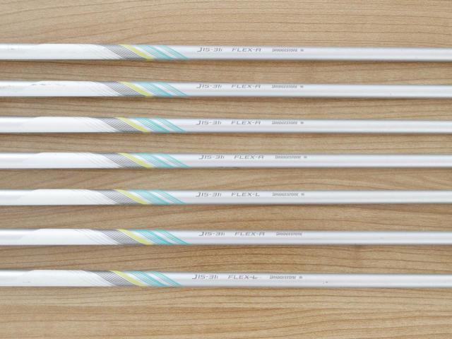Lady club : All : ชุดเหล็ก Bridgestone J615 CL (ใบใหญ่ ตีง่ายมาก) มีเหล็ก 6-Pw,Aw,Sw (7 ชิ้น) ก้านกราไฟต์ (Lady)