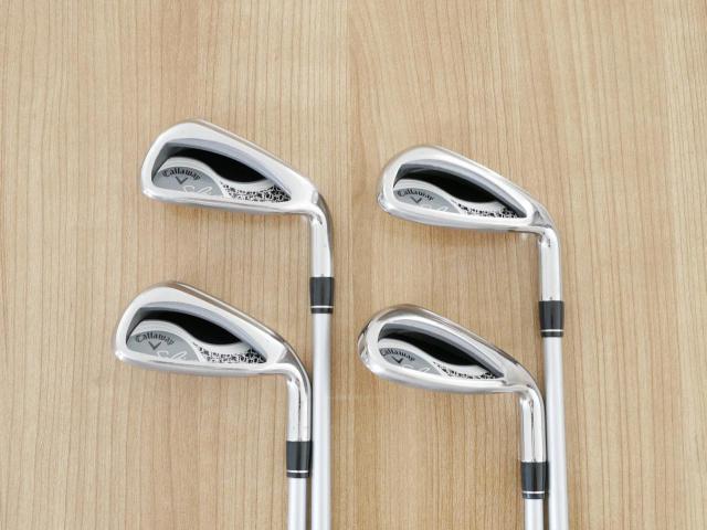 Lady club : All : ชุดเหล็ก Callaway Solaire (ใบใหญ่ ตีง่ายมาก) มีเหล็ก 7,9,Pw,Sw (4 ชิ้น) ก้านกราไฟต์ Flex L