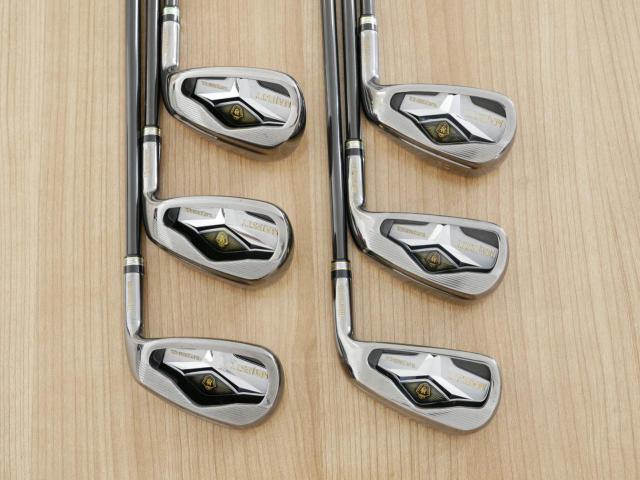 Iron set : Maruman : ชุดเหล็ก Maruman Majesty Vanquich XR (รุ่นท๊อปสุด ตีง่าย ไกลมาก ของใหม่ 7 หมื่นบาท) มีเหล็ก 6-10,Pw (6 ชิ้น) ก้านกราไฟต์ Flex R