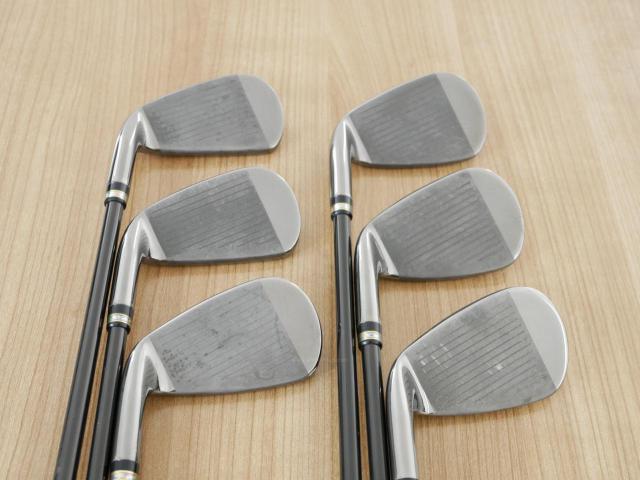 Iron set : Maruman : ชุดเหล็ก Maruman Majesty Vanquich XR (รุ่นท๊อปสุด ตีง่าย ไกลมาก ของใหม่ 7 หมื่นบาท) มีเหล็ก 6-10,Pw (6 ชิ้น) ก้านกราไฟต์ Flex R