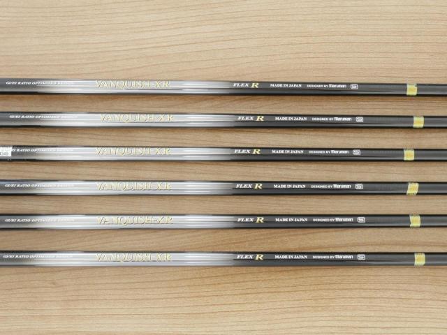 Iron set : Maruman : ชุดเหล็ก Maruman Majesty Vanquich XR (รุ่นท๊อปสุด ตีง่าย ไกลมาก ของใหม่ 7 หมื่นบาท) มีเหล็ก 6-10,Pw (6 ชิ้น) ก้านกราไฟต์ Flex R