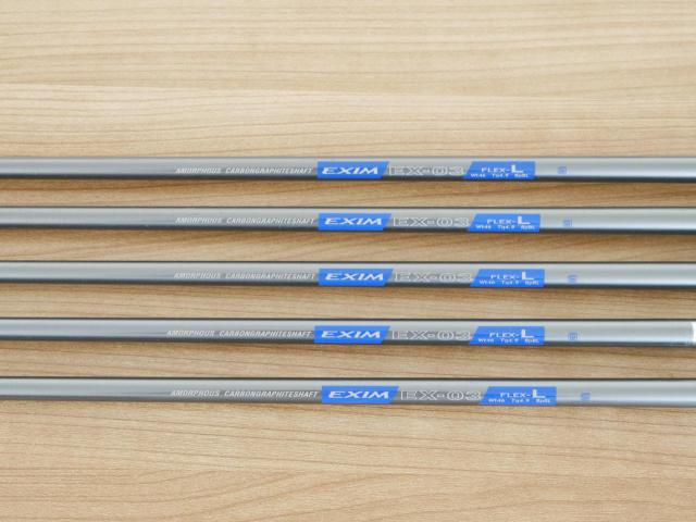Lady club : All : ชุดเหล็ก Maruman EXIM Nano II มีเหล็ก 7-Pw,Aw (5 ชิ้น) ก้านกราไฟต์ Flex L