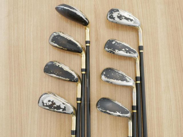 Iron set : Katana : ชุดเหล็กกระเทย Katana Voltio G Series มีเหล็ก 6-Pw,Aw,As,Sw (8 ชิ้น ระยะเทียบเท่า เหล็ก 6-Pw,Aw,Sw) ก้าน Tour AD VT-5 Flex SR
