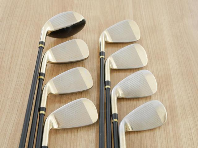Iron set : Katana : ชุดเหล็กกระเทย Katana Voltio G Series มีเหล็ก 6-Pw,Aw,As,Sw (8 ชิ้น ระยะเทียบเท่า เหล็ก 6-Pw,Aw,Sw) ก้าน Tour AD VT-5 Flex SR