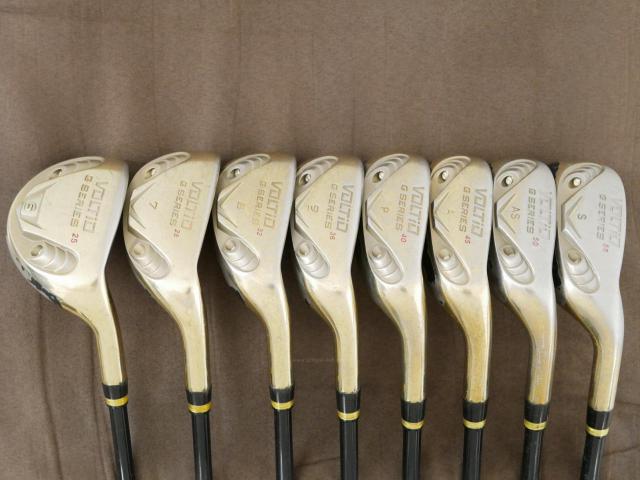 Iron set : Katana : ชุดเหล็กกระเทย Katana Voltio G Series มีเหล็ก 6-Pw,Aw,As,Sw (8 ชิ้น ระยะเทียบเท่า เหล็ก 6-Pw,Aw,Sw) ก้าน Tour AD VT-5 Flex SR