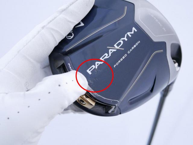 Driver : Callaway : **มีตำหนิ** ไดรเวอร์ Callaway Paradym (รุ่นปี 2023 Japan Spec.) Loft 9 (ปรับได้) ก้าน Mitsubishi TENSEI 55 Flex S