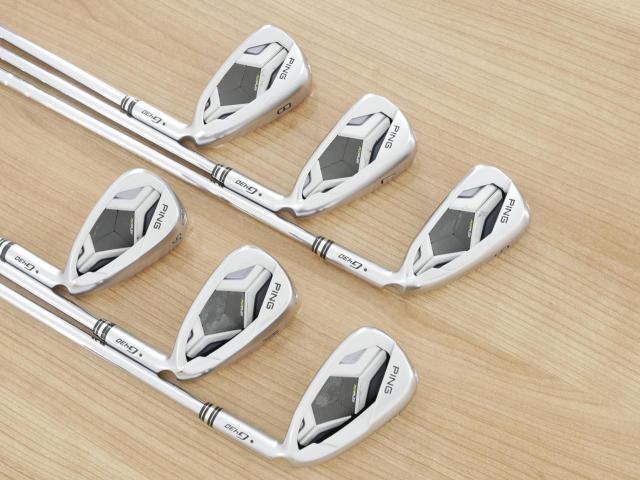 Iron set : Ping : ชุดเหล็ก Ping G430 (ออกปี 2023 Japan Spec. ใบใหญ่ ง่าย ไกล) มีเหล็ก 6-W,45 (6 ชิ้น) ก้านเหล็ก NS Pro 850 NEO Flex R