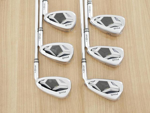 Iron set : Ping : ชุดเหล็ก Ping G430 (ออกปี 2023 Japan Spec. ใบใหญ่ ง่าย ไกล) มีเหล็ก 6-W,45 (6 ชิ้น) ก้านเหล็ก NS Pro 850 NEO Flex R