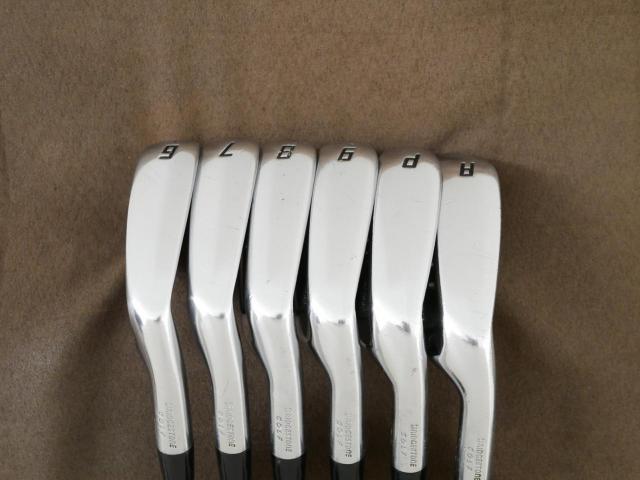 Iron set : Bridgestone : ชุดเหล็ก Bridgestone Tour B JGR HF2 Forged (รุ่นปี 2019 นุ่ม ไกล) มีเหล็ก 6-Pw,Aw (6 ชิ้น) ก้านกราไฟต์ Flex R