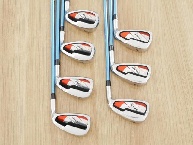 Iron set : Katana : ชุดเหล็ก Katana Sword Izu Max SX (หน้าเด้ง) มีเหล็ก 6-Pw,Aw,Sw (7 ชิ้น) ก้านกราไฟต์ Speeder 589 FLex R