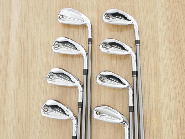 Iron set : Taylormade : ชุดเหล็ก Taylormade Gloire (รุ่นท๊อปสุด Japan Spec. ใบใหญ่ ตีง่าย ไกล) มีเหล็ก 5-Pw,Aw,Sw (8 ชิ้น) ก้านกราไฟต์ Flex R