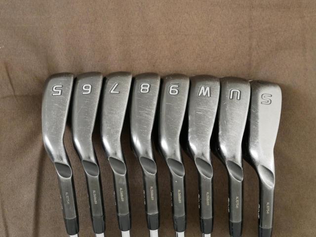 Iron set : Ping : ชุดเหล็ก Ping G710 (ปี 2021 Japan Spec. ใบใหญ่ ง่ายที่สุด ไกลที่สุดของ Ping) มีเหล็ก 5-Pw,Aw,Sw (8 ชิ้น)  ก้านเหล็ก NS Pro Zelos 7 Flex S