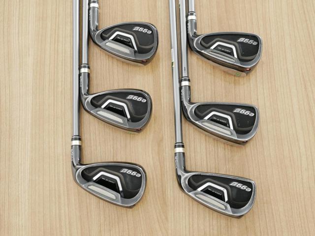 Iron set : PRGR : ชุดเหล็กกระเทย PRGR New Egg Iron (รุ่นปี 2017 ตีง่ายและไกลมาก) มีเหล็ก 6-Pw,Aw (6 ชิ้น) ก้านกราไฟต์ Flex R (M-37)