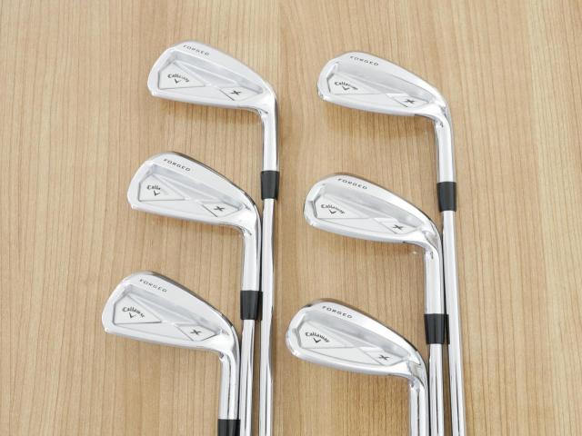 Iron set : Callaway : ชุดเหล็ก Callaway X Forged มีเหล็ก 5-Pw (6 ชิ้น) ก้านเหล็ก Memphis 10 Flex SR