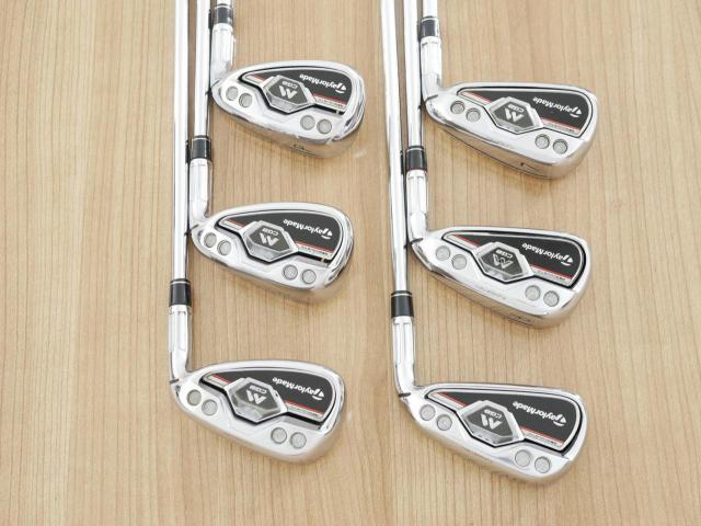 Iron set : Taylormade : **มีตำหนิ** ชุดเหล็ก Taylormade M CGB (หน้าเด้ง ตีไกลสุดๆ ง่ายมากๆ) มีเหล็ก 5-Pw (6 ชิ้น) ก้านเหล็ก NS Pro 840 Flex S