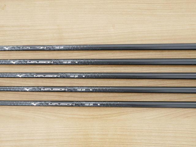 Iron set : Mizuno : ชุดเหล็ก Mizuno GX Forged (ปี 2019) มีเหล็ก 6-Pw (5 ชิ้น) ก้านกราไฟต์ Flex SR