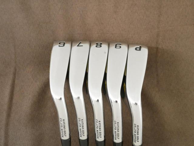 Iron set : Katana : ชุดเหล็ก Katana Sword ATC-589b (ปี 2017) มีเหล็ก 6-Pw (5 ชิ้น) ก้านกราไฟต์ Fujikura Speeder 589 Flex SR
