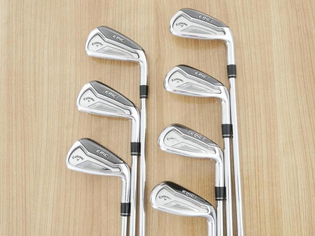 Iron set : Callaway : ชุดเหล็ก Callaway EPIC Forged Star (รุ่นท้อปสุด ปี 2020 ตีไกลกว่าปกติ 2 เบอร์) มีเหล็ก 6-Pw,Aw,Gw (7 ชิ้น) ก้านเหล็ก NS PRO ZELOS 7 FLEX S