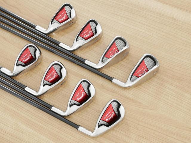 Iron set : Callaway : ชุดเหล็ก Callaway Big Bertha (ใบใหญ่ ตีง่าย) มีเหล็ก 4-Pw,Sw (8 ชิ้น) ก้านกราไฟต์ Flex R