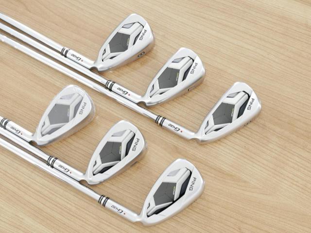 Iron set : Ping : ชุดเหล็ก Ping G430 (ออกปี 2023 Japan Spec. ใบใหญ่ ง่าย ไกล) มีเหล็ก 6-W,45 (6 ชิ้น) ก้านเหล็ก NS Pro 950 NEO Flex R