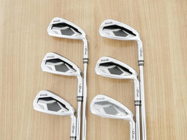 Iron set : Ping : ชุดเหล็ก Ping G430 (ออกปี 2023 Japan Spec. ใบใหญ่ ง่าย ไกล) มีเหล็ก 6-W,45 (6 ชิ้น) ก้านเหล็ก NS Pro 950 NEO Flex R