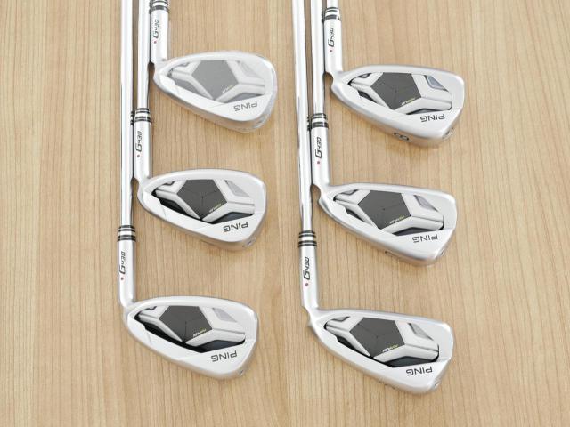 Iron set : Ping : ชุดเหล็ก Ping G430 (ออกปี 2023 Japan Spec. ใบใหญ่ ง่าย ไกล) มีเหล็ก 6-W,45 (6 ชิ้น) ก้านเหล็ก NS Pro 950 NEO Flex R
