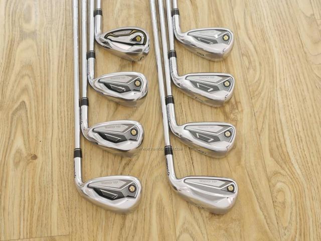 Iron set : Taylormade : ชุดเหล็ก Taylormade Gloire (รุ่นท๊อปสุด Japan Spec. ใบใหญ่ ตีง่าย ไกล) มีเหล็ก 5-Pw,Aw (7 ชิ้น) ก้านเหล็ก NS Pro 850 Flex R