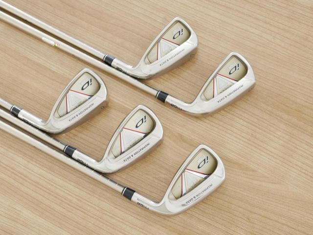 Iron set : PRGR : ชุดเหล็ก PRGR ID Nabla Red (รุ่นท๊อปสุด หน้าเด้ง ไกลมาก) มีเหล็ก 6-Pw (5 ชิ้น) ก้านกราไฟต์ M-37 Flex R