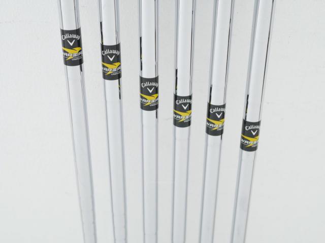 Iron set : Callaway : ชุดเหล็ก Callaway Warbird มีเหล็ก 5-Pw (6 ชิ้น) ก้านเหล็ก Uniflex