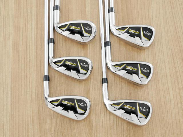 Iron set : Callaway : ชุดเหล็ก Callaway Warbird มีเหล็ก 5-Pw (6 ชิ้น) ก้านเหล็ก Uniflex