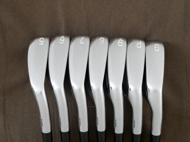 Iron set : Mizuno : ชุดเหล็ก Mizuno JPX 923 Hot Metal (รุ่นปี 2023 ตัวท๊อป ง่าย ไกล) มีเหล็ก 5-Pw,Aw (7 ชิ้น) ก้านกราไฟต์ Mitsubishi OTI 75 Flex S
