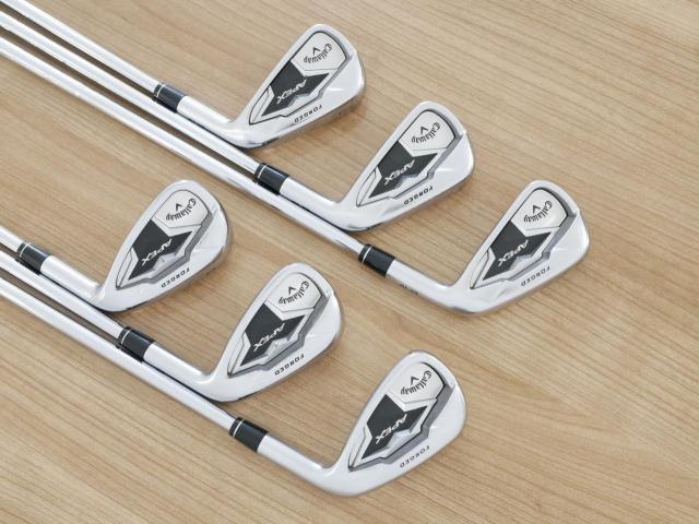 Iron set : Callaway : ชุดเหล็ก Callaway APEX Forged (ออกปี 2019) มีเหล็ก 5-Pw (6 ชิ้น) ก้านเหล็ก NS Pro Modus 105 Flex S