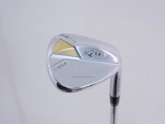 Wedge : Honma : **ของใหม่ ยังไม่แกะพลาสติก** Wedge Honma Tour World TW-W C-Sole (รุ่นล่าสุด ออกปี 2021) Loft 58 ก้านเหล็ก NS Pro 950 NEO Flex R