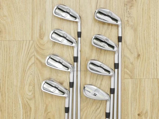 Iron set : Bridgestone : ชุดเหล็ก Bridgestone JGR Hybrid Forged (ตีไกลกว่าตัวอื่น 2 เบอร์) มีเหล็ก 5-P1,P2,Aw (8 ชิ้น) ก้านกราไฟต์ Fujikura Air Speeder (R)