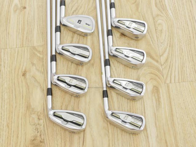 Iron set : Bridgestone : ชุดเหล็ก Bridgestone JGR Hybrid Forged (ตีไกลกว่าตัวอื่น 2 เบอร์) มีเหล็ก 5-P1,P2,Aw (8 ชิ้น) ก้านกราไฟต์ Fujikura Air Speeder (R)