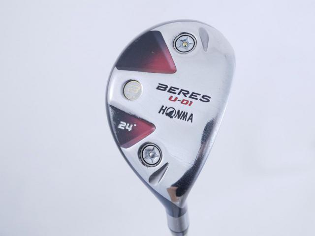 Fairway Wood : Honma : **ก้าน 3 ดาว** ไม้กระเทย Honma Beres U-01 Loft 24 ก้าน ARMRQ 6 (49) Flex R (3 ดาว)