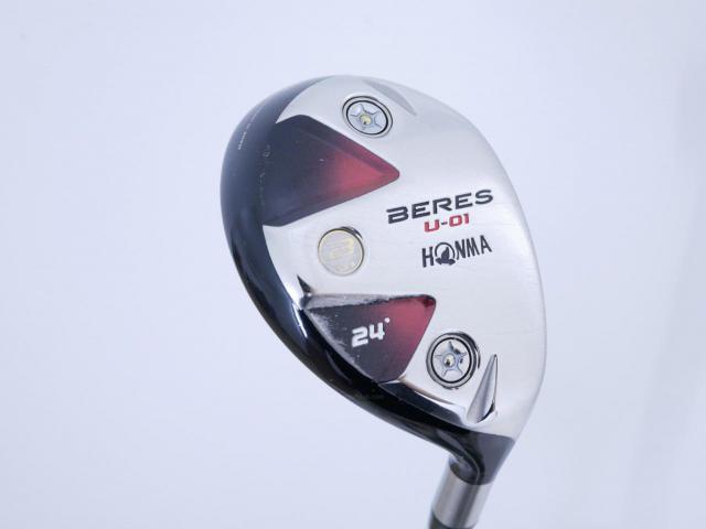 Fairway Wood : Honma : **ก้าน 3 ดาว** ไม้กระเทย Honma Beres U-01 Loft 24 ก้าน ARMRQ 6 (49) Flex R (3 ดาว)