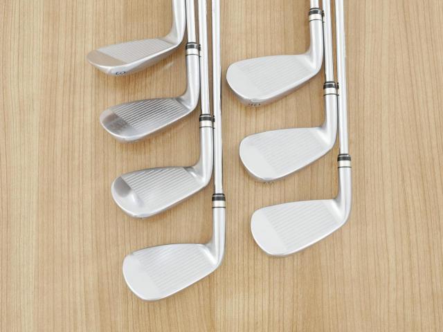 Iron set : PRGR : ชุดเหล็กกระเทย PRGR NEW Egg Forged (รุ่นปี 2020 ตีง่ายและไกลมากๆ เด้งสุดๆ COR 0.82) มีเหล็ก 7-Pw,Aw,As,Sw (7 ชิ้น) ก้านเหล็ก NS Pro 080 Flex SR (M40)