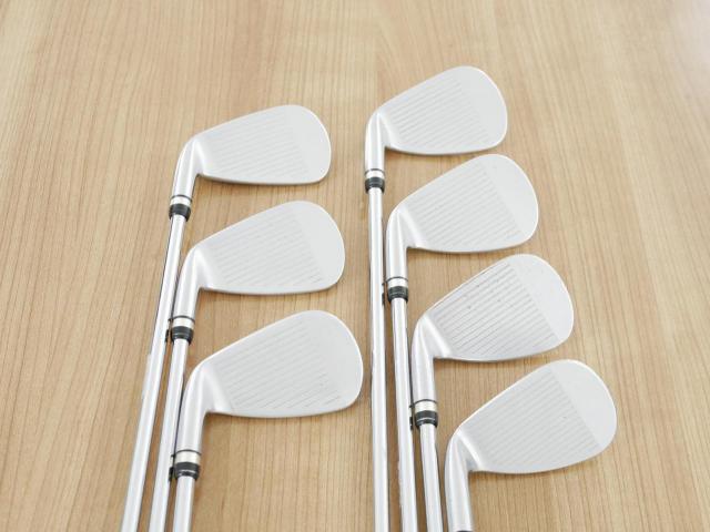 Iron set : PRGR : ชุดเหล็กกระเทย PRGR NEW Egg Forged (รุ่นปี 2020 ตีง่ายและไกลมากๆ เด้งสุดๆ COR 0.82) มีเหล็ก 7-Pw,Aw,As,Sw (7 ชิ้น) ก้านเหล็ก NS Pro 080 Flex SR (M40)
