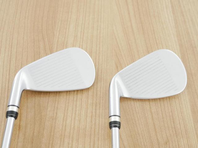 Iron set : PRGR : ชุดเหล็กกระเทย PRGR NEW Egg Forged (รุ่นปี 2020 ตีง่ายและไกลมากๆ เด้งสุดๆ COR 0.82) มีเหล็ก 7-Pw,Aw,As,Sw (7 ชิ้น) ก้านเหล็ก NS Pro 080 Flex SR (M40)
