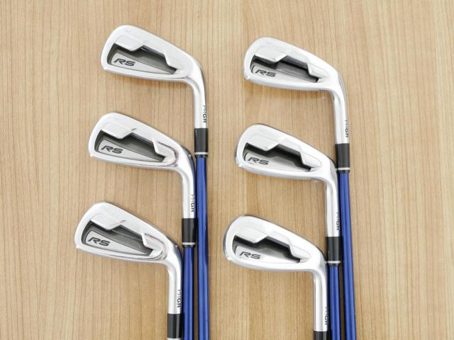 Iron set : PRGR : ชุดเหล็ก PRGR RS Maraging Face (ออกปี 2019 หน้าเด้ง) มีเหล็ก 5-Pw (6 ชิ้น) ก้านกราไฟต์ Mitsubishi Diamana Flex SR