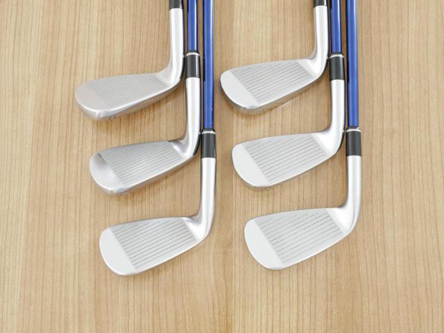 Iron set : PRGR : ชุดเหล็ก PRGR RS Maraging Face (ออกปี 2019 หน้าเด้ง) มีเหล็ก 5-Pw (6 ชิ้น) ก้านกราไฟต์ Mitsubishi Diamana Flex SR