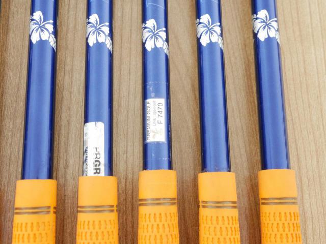 Iron set : PRGR : ชุดเหล็ก PRGR RS Maraging Face (ออกปี 2019 หน้าเด้ง) มีเหล็ก 5-Pw (6 ชิ้น) ก้านกราไฟต์ Mitsubishi Diamana Flex SR