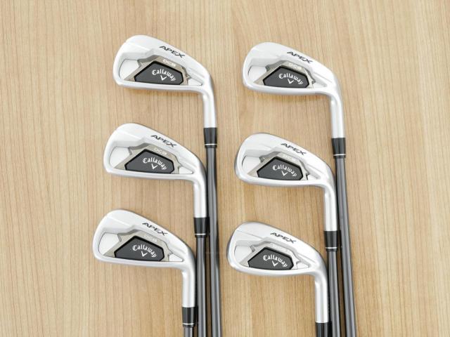 Iron set : Callaway : ชุดเหล็ก Callaway APEX DCB Forged (ปี 2022) มีเหล็ก 5-Pw (6 ชิ้น) ก้านกราไฟต์ Mitsubishi Diamana 55 Flex R