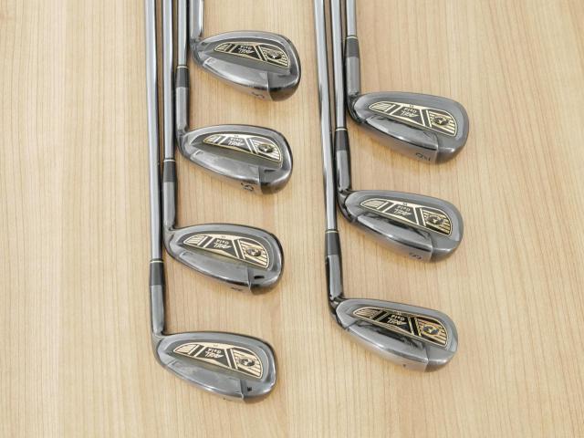 Iron set : Tsuruya : ชุดเหล็ก Tsuruya AXEL Gold Premium III (ออกปี 2019 ของใหม่ 6 หมื่นกว่าบาท หน้าเด้งสุดๆ ไกลสุดๆๆ) มีเหล็ก 7-Pw,Aw,As,Sw (7 ชิ้น) ก้านกราไฟต์ Flex R
