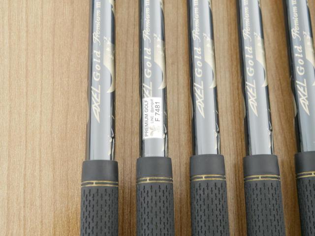 Iron set : Tsuruya : ชุดเหล็ก Tsuruya AXEL Gold Premium III (ออกปี 2019 ของใหม่ 6 หมื่นกว่าบาท หน้าเด้งสุดๆ ไกลสุดๆๆ) มีเหล็ก 7-Pw,Aw,As,Sw (7 ชิ้น) ก้านกราไฟต์ Flex R